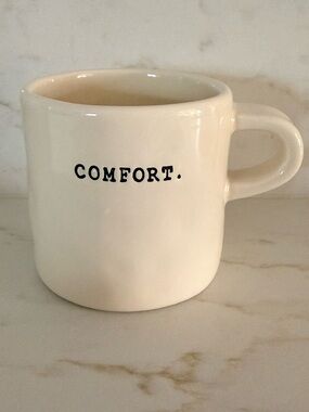 Rae Dunn Magenta Comfort Ceramic Coffee Mug with C Handle